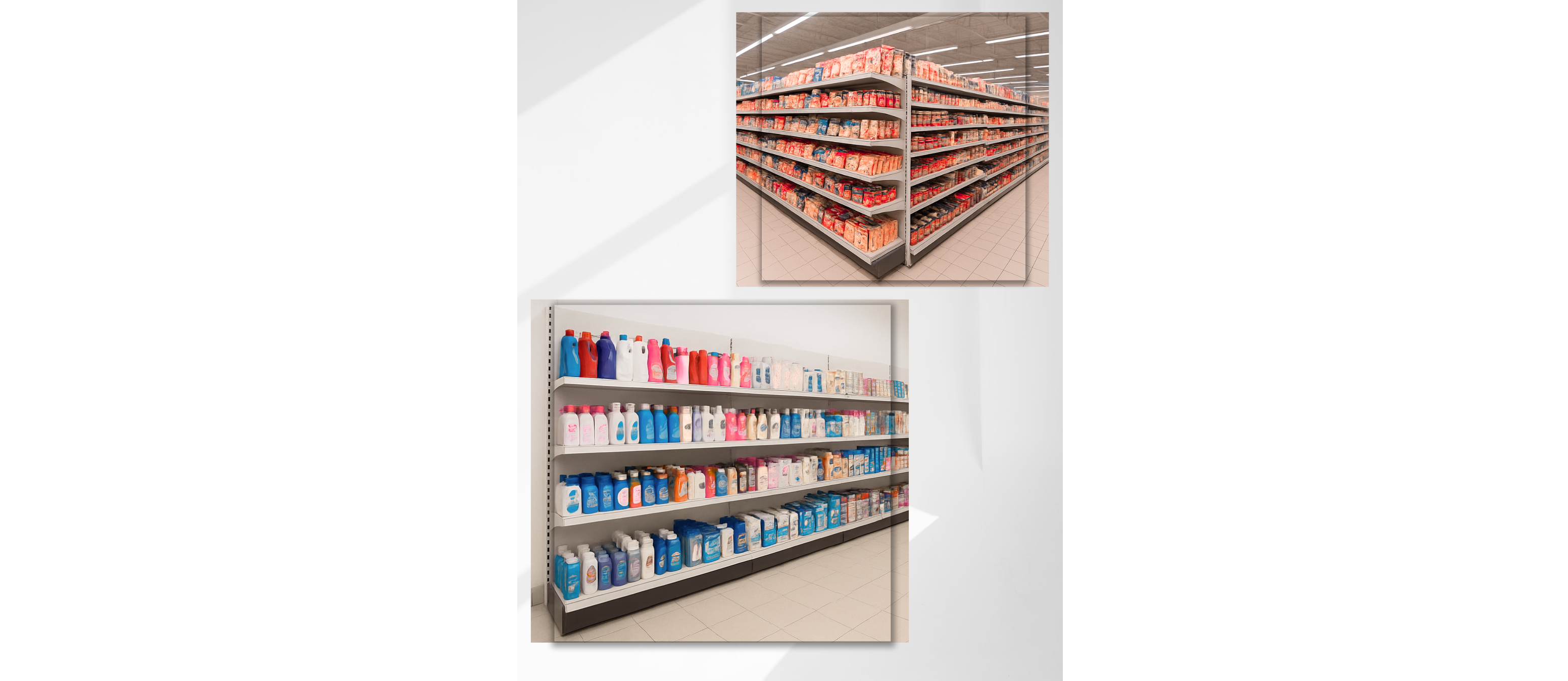 تفاوت قفسه فروشگاهی یک‌طرفه و دوطرفه و کاربرد آن‌ها در فروشگاه‌ها