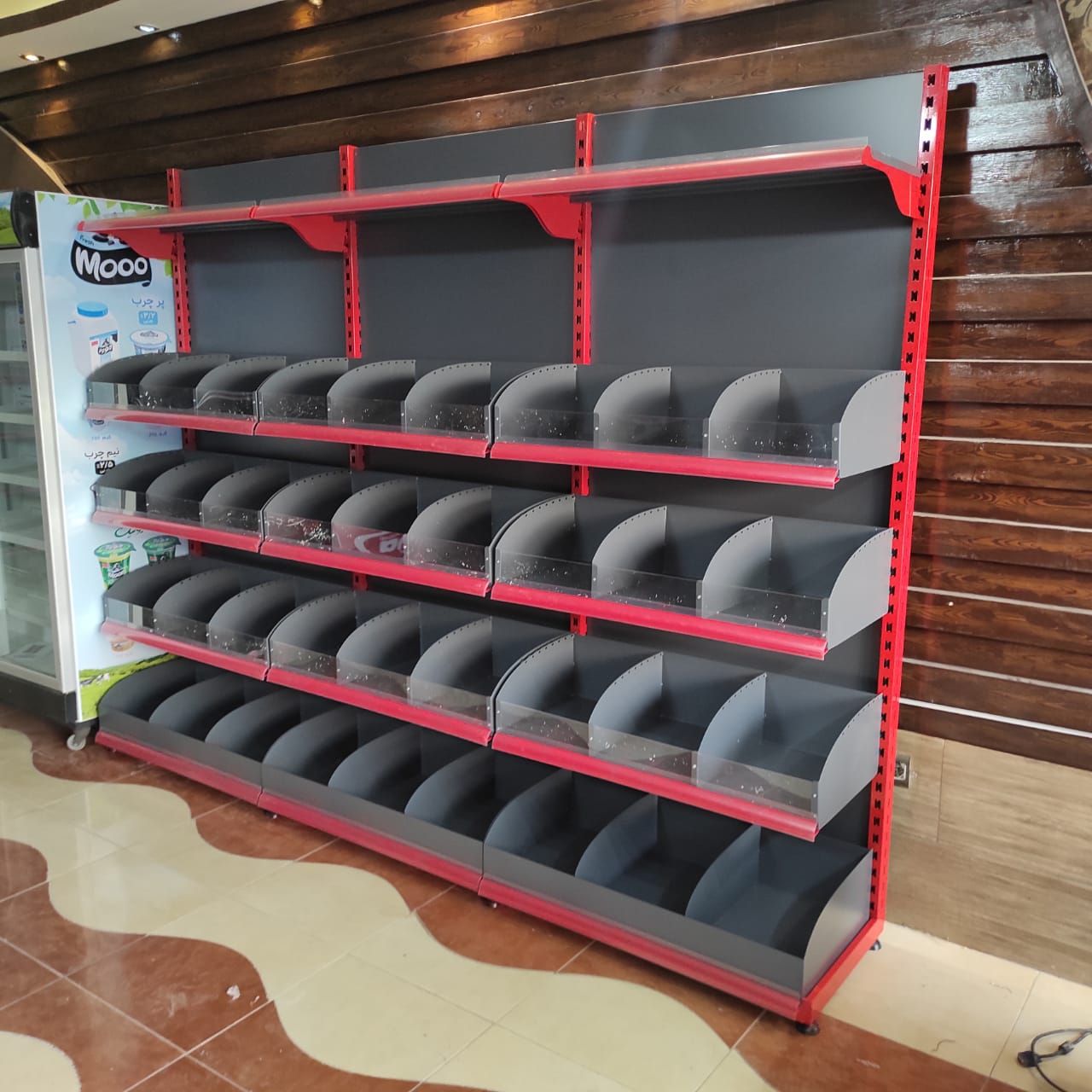 قفسه فروشگاهی حبوباتی - یکطرفه